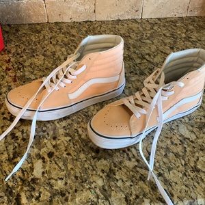 Vans Sk8-Hi Classic High Top Sneakers womens size 8.5 worn once